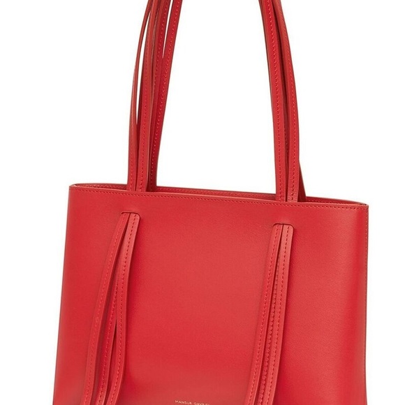 MANSUR GAVRIEL Red Fringe Handbag - Picture 4 of 10